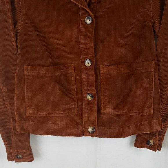 New Look Women's 2 Burnt Orange Suede Jacket - Picture 5 of 8